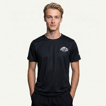 Load image into Gallery viewer, Men's Performance Short Sleeve Tee - Black w/Gradient Rotary -Dated 2025
