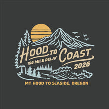 Load image into Gallery viewer, Unisex Pullover Hoody - Dark Grey - Mountain Script
