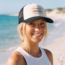 Load image into Gallery viewer, PTC Trucker Hat- Cream Badge
