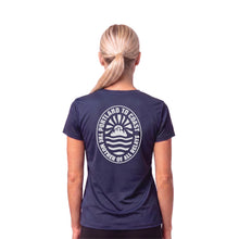 Load image into Gallery viewer, Unisex - Short Sleeve Performance Tee – Navy- PTC Oval White
