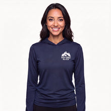 Load image into Gallery viewer, Unisex - Performance Base Layer Hoody  - Navy -White Oval- PTC
