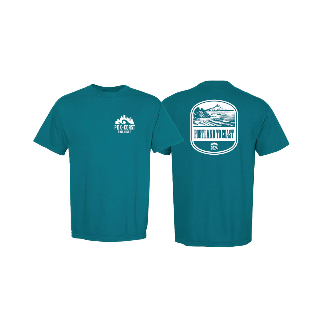 PTC Unisex Lifestyle Short Sleeve Tee - Topaz- Coastal