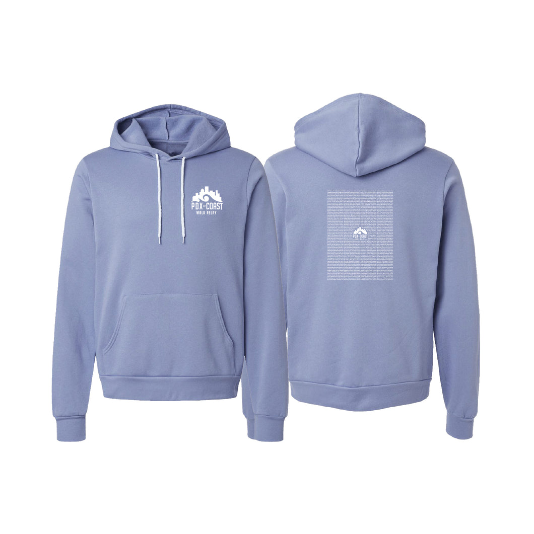 Unisex Pullover Hoody - Lavender Blue - PTC Name List
