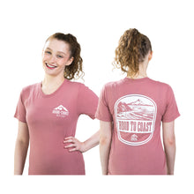 Load image into Gallery viewer, Unisex Lifestyle Short Sleeve Tee - Mauve- Coastal
