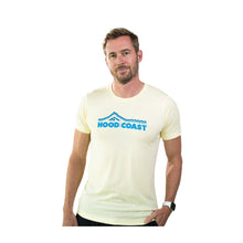 Load image into Gallery viewer, Unisex Lifestyle Short Sleeve Tee - Pale Yellow- Mountain
