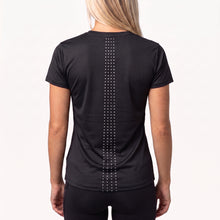 Load image into Gallery viewer, Women's  Performance Short Sleeve Tee -Black Reflective Dots
