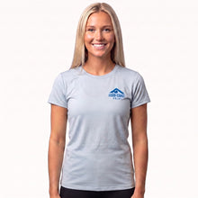 Load image into Gallery viewer, Women's HTC  Performance Short Sleeve Tee - Light Blue Rotary

