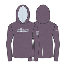 Load image into Gallery viewer, Women's Performance Base Layer Hoody - Purple Grey Heather
