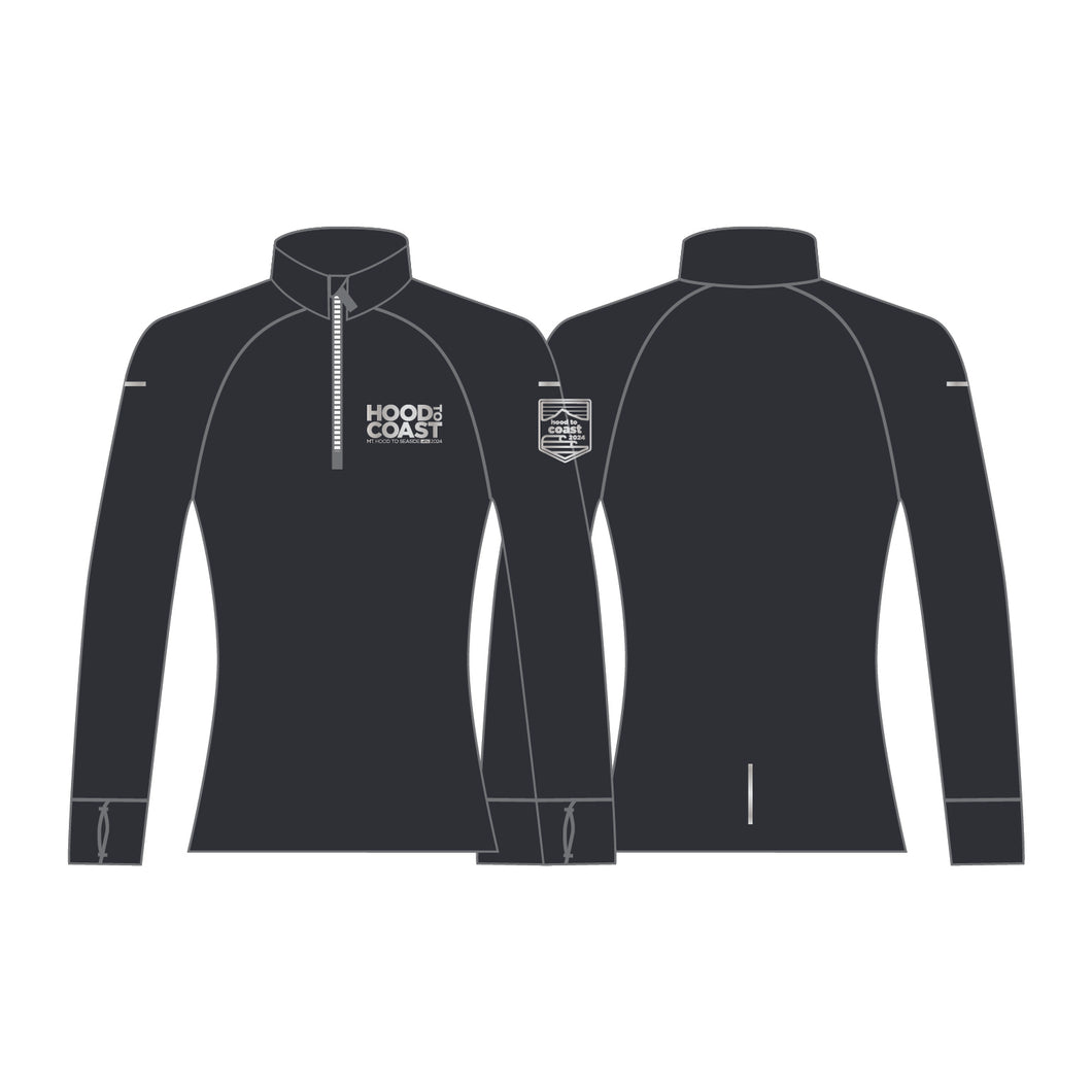 Women's Performance Quarter Zip - Vulcan & Reflective