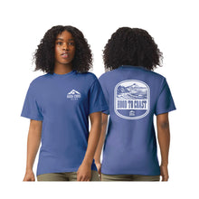 Load image into Gallery viewer, Unisex Lifestyle Short Sleeve Tee - Slate Blue- Coastal
