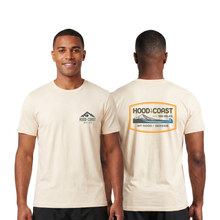 Load image into Gallery viewer, Unisex Short Sleeve Tee - French Vanilla - Rectangle Badge

