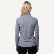 Load image into Gallery viewer, Women's Quarter Zip- Blue Grey
