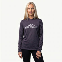 Load image into Gallery viewer, Women's Performance Base Layer Hoody - Purple Grey Heather
