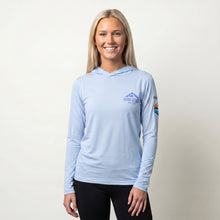 Load image into Gallery viewer, Women's Base Layer Hoody -  Forget Me Not Blue
