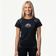 Load image into Gallery viewer, Women's Performance Short Sleeve Tee - Black Hexagons
