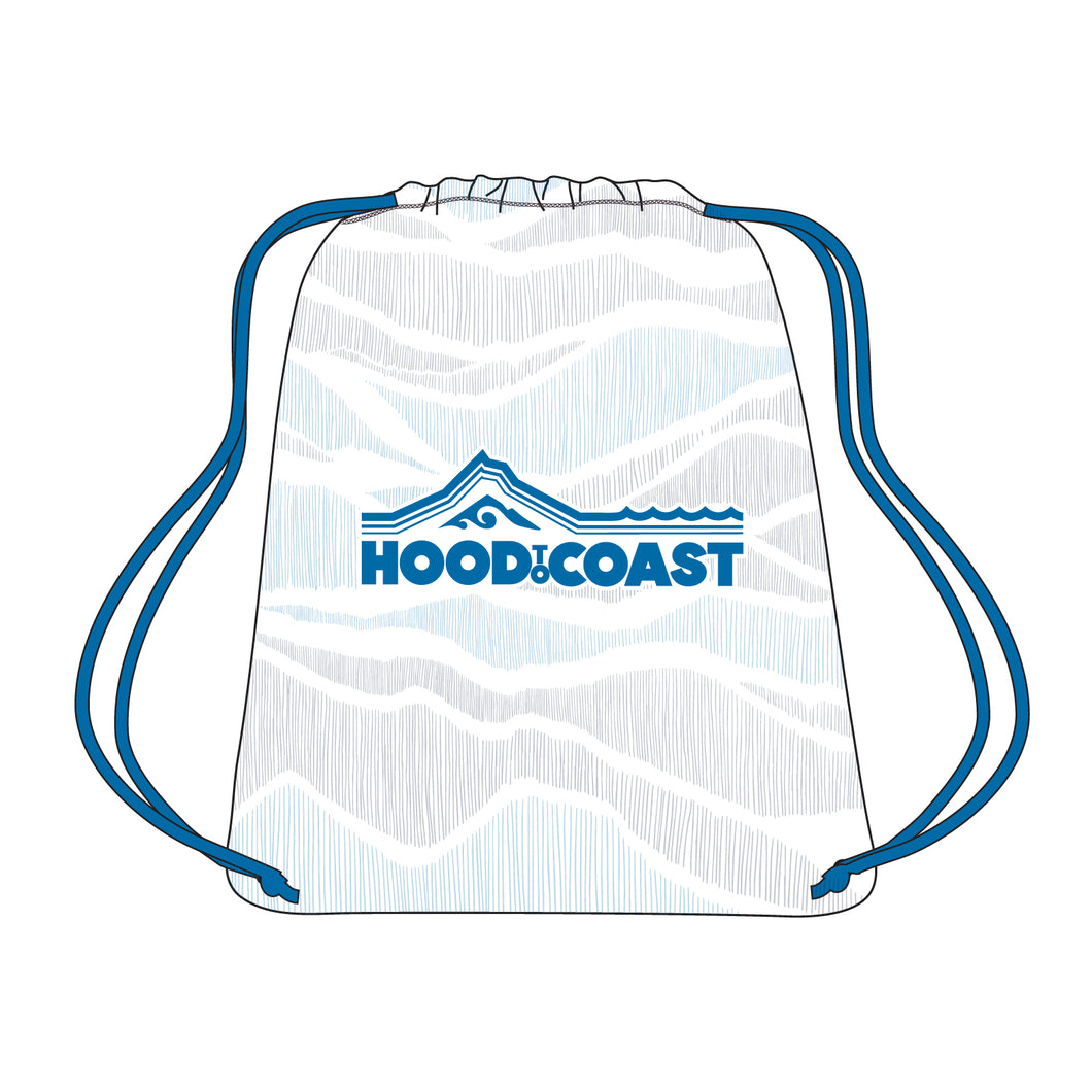 HTC Cinch Bag - White Faded Mountains