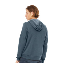 Load image into Gallery viewer, Coastal Full Zip Hoody - Heather Slate - Left Chest Badge
