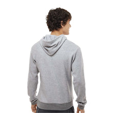 Load image into Gallery viewer, Reverse Fleece Pullover Hoody - Heather Grey - Patch Logo
