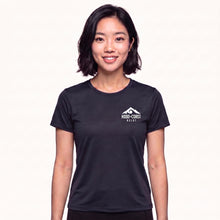 Load image into Gallery viewer, Women's - HTC  Performance Short Sleeve Tee - Dark Grey- Coastal Print
