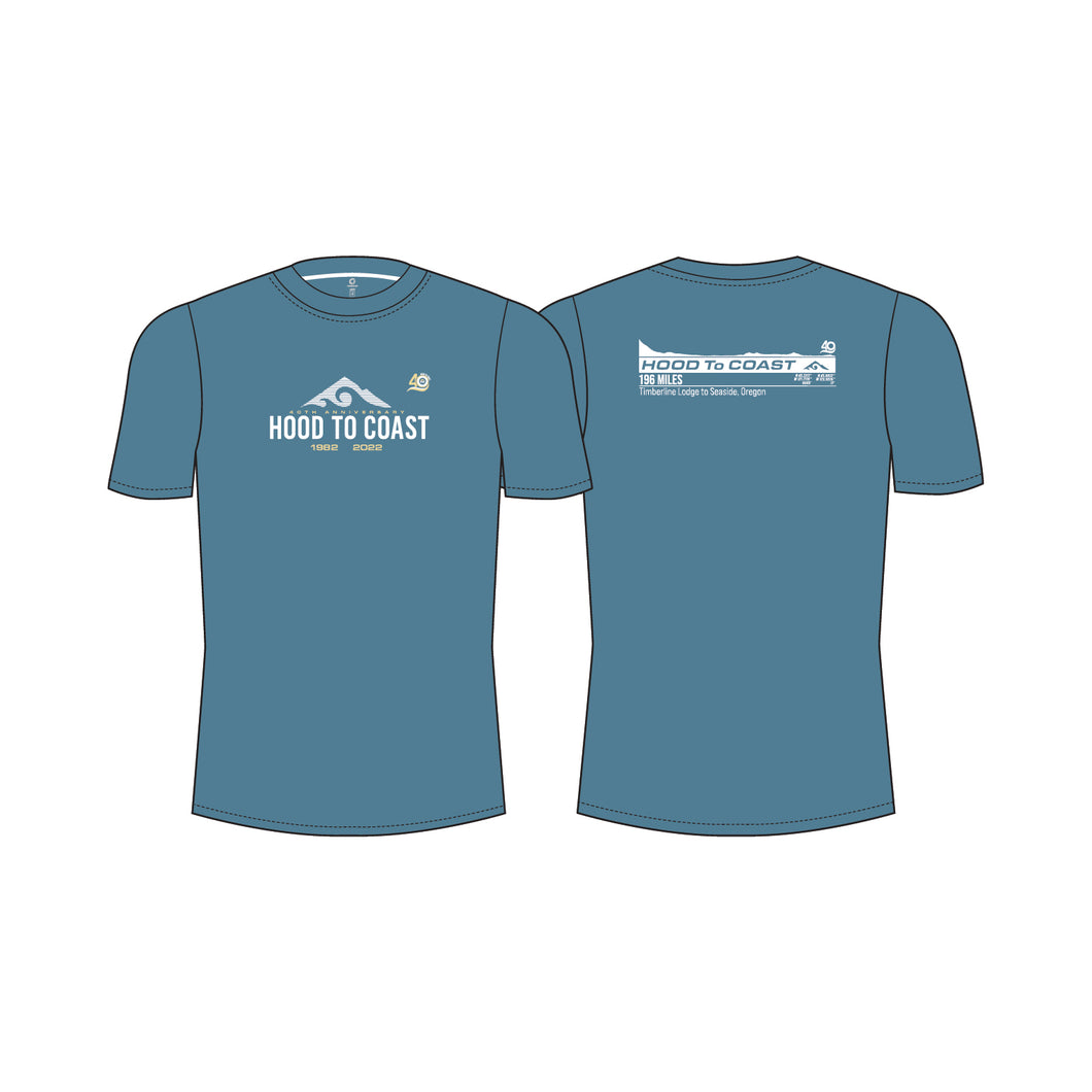 Men's Short Sleeve Performance Tee-Slate / Grey HTC