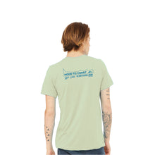Load image into Gallery viewer, Skyline Short Sleeve Tri Blend Tee - Spring Green - Horizontal Logo
