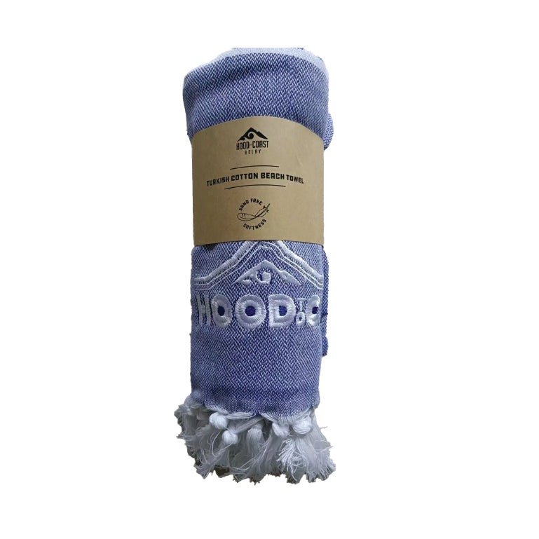 Turkish Cotton Beach Towel- Hood to Coast Logo