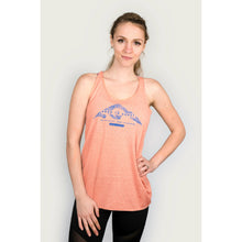 Load image into Gallery viewer, Women&#39;s Sunset Racerback Tank -Hood to Coast Topo Graphic
