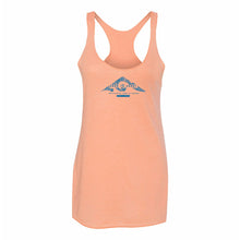 Load image into Gallery viewer, Women&#39;s Sunset Racerback Tank -Hood to Coast Topo Graphic
