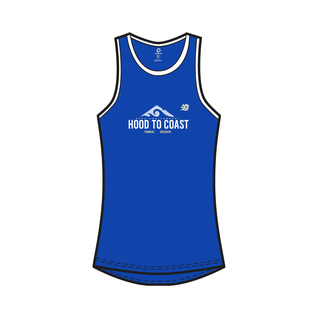 Women's Performance Singlet- Royal