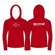 Load image into Gallery viewer, Women&#39;s 8k Base Layer Hoody, Red TOPO

