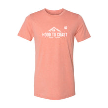 Load image into Gallery viewer, Sunset Color Tri-Blend Tee -Hood to Coast 40th Anniversary Wave Logo

